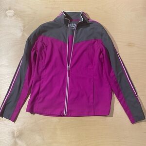 made for life Magenta and Gray Zip-Up  Jacket PM (QS)